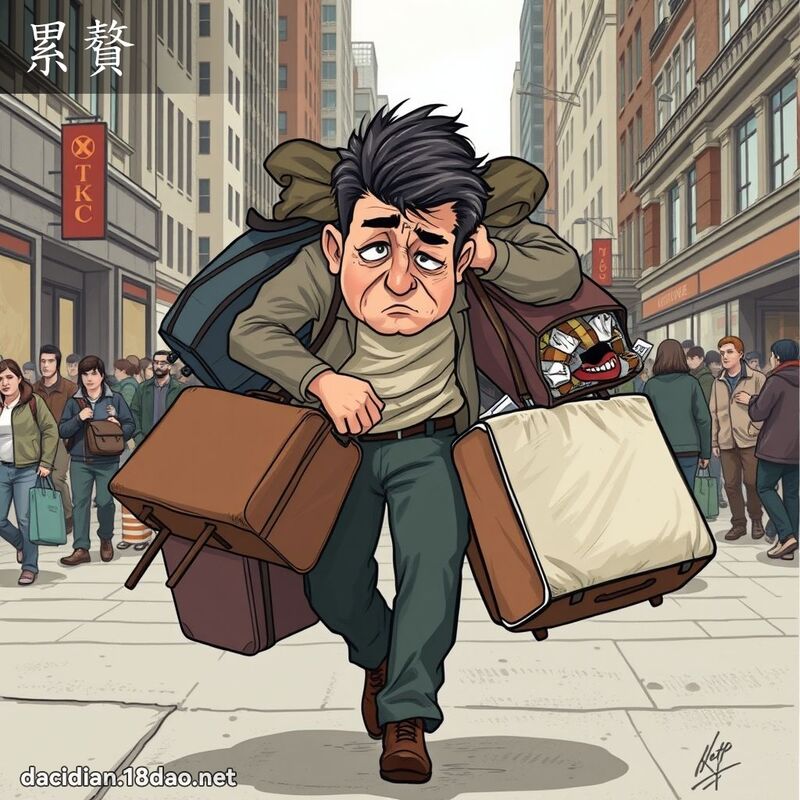 累贅 - 國語大辭典配圖