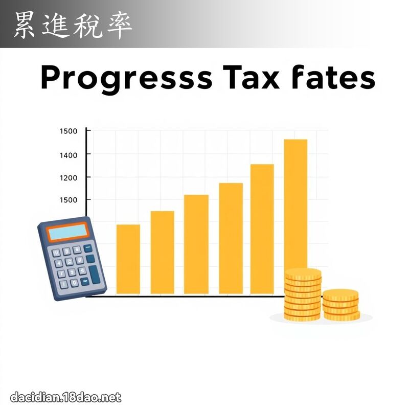 累進稅率 - 國語大辭典配圖