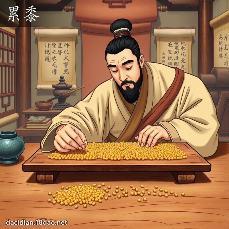 累黍 - 國語大辭典配圖