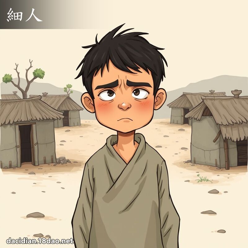 细人 - 国语大辞典配图