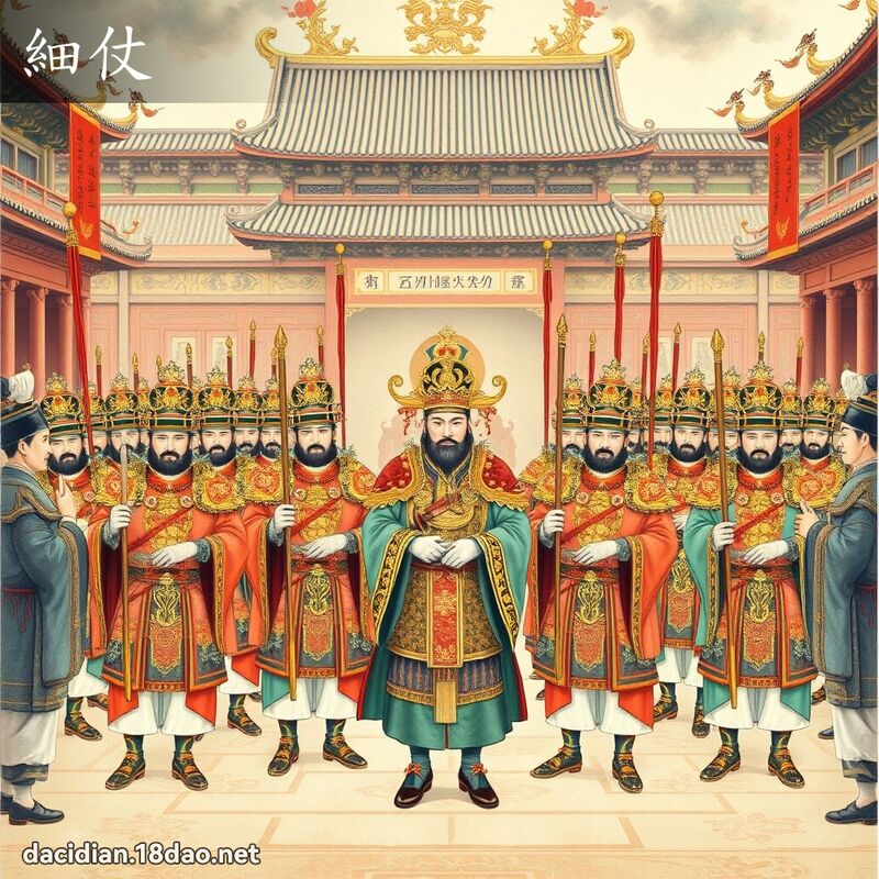 细仗 - 国语大辞典配图
