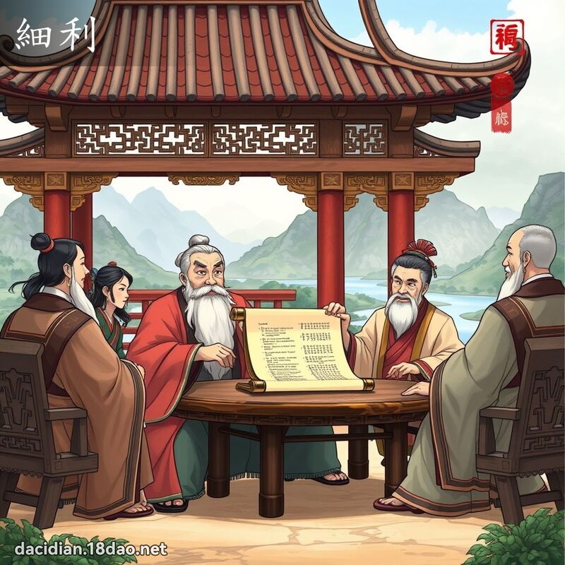 细利 - 国语大辞典配图