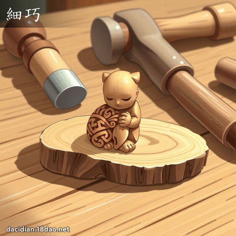 细巧 - 国语大辞典配图
