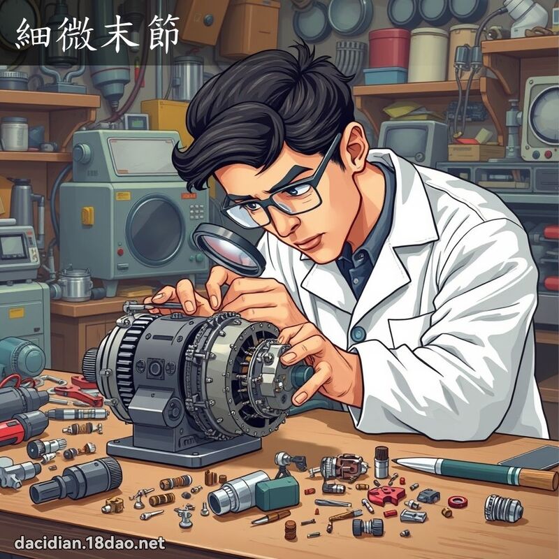 細微末節 - 國語大辭典配圖