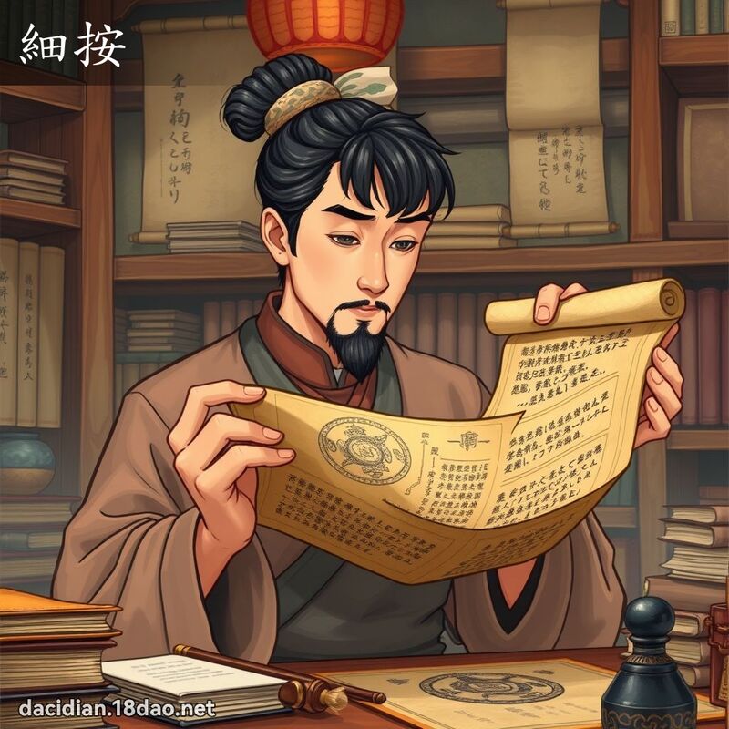 细按 - 国语大辞典配图