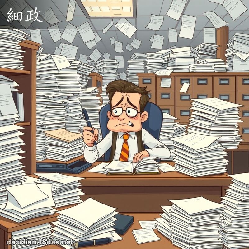 细政 - 国语大辞典配图
