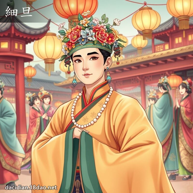 细旦 - 国语大辞典配图