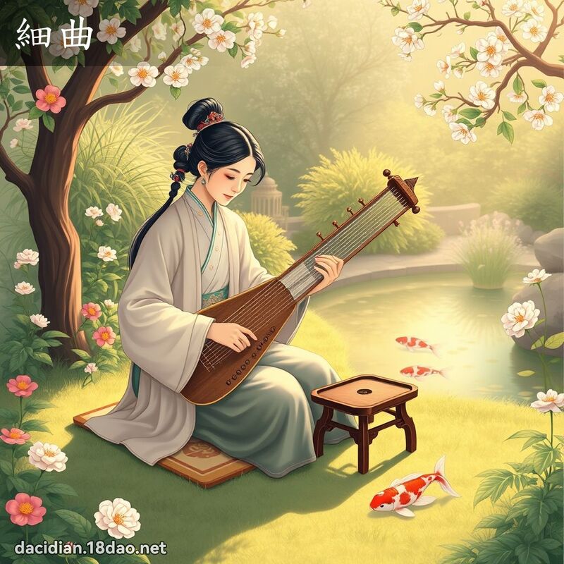 細曲 - 國語大辭典配圖