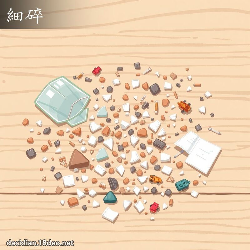 細碎 - 國語大辭典配圖
