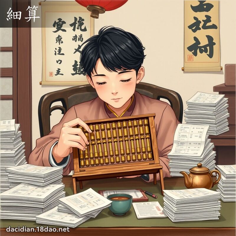 細算 - 國語大辭典配圖