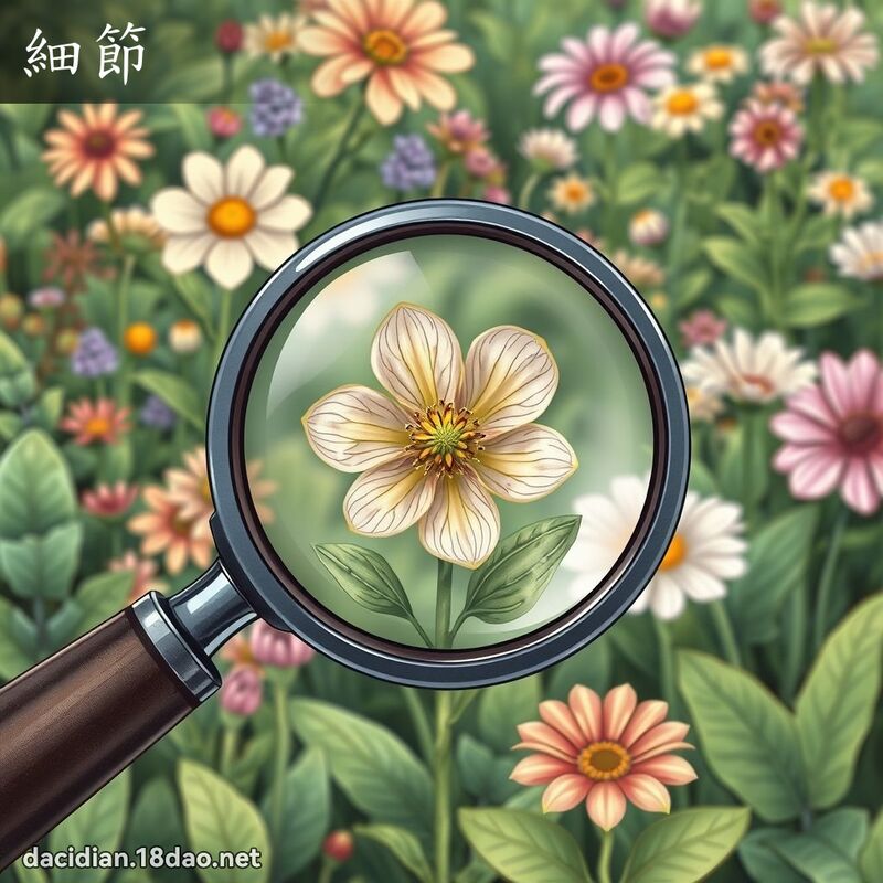 細節 - 國語大辭典配圖