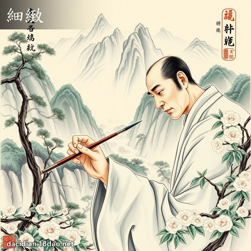 细致 - 国语大辞典配图