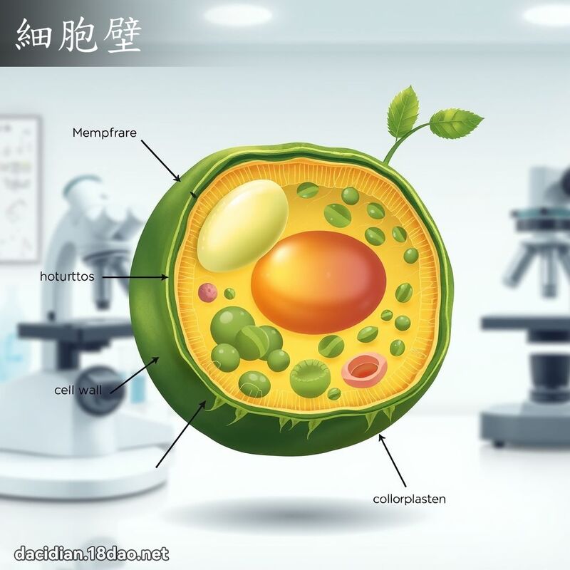 细胞壁 - 国语大辞典配图