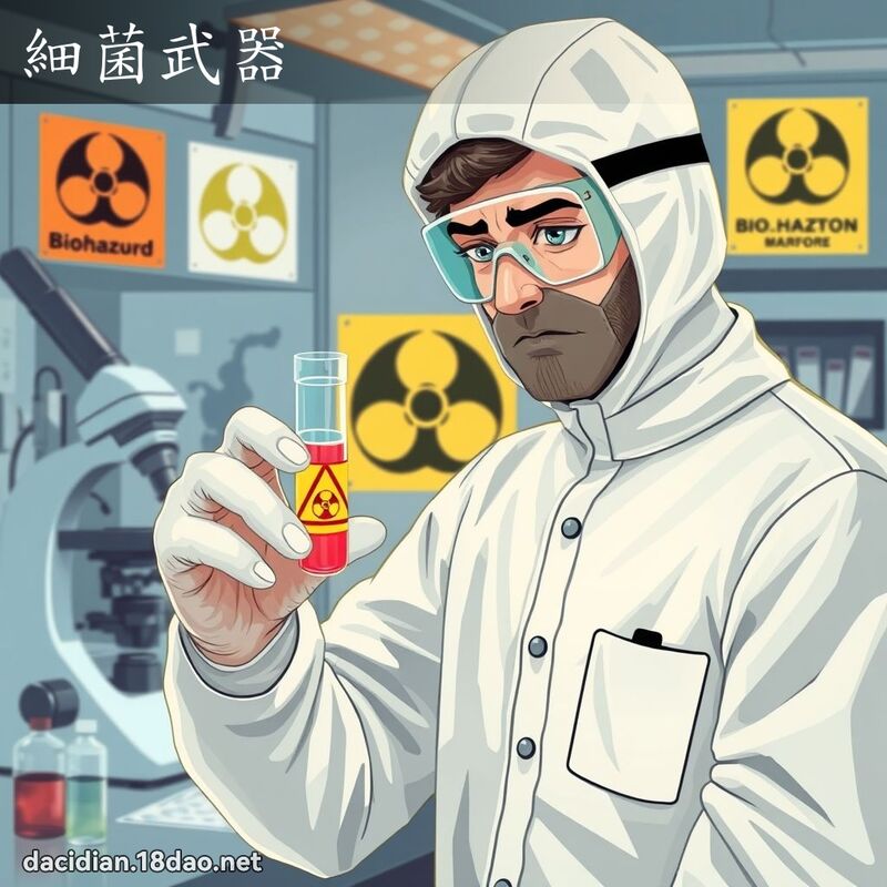 細菌武器 - 國語大辭典配圖