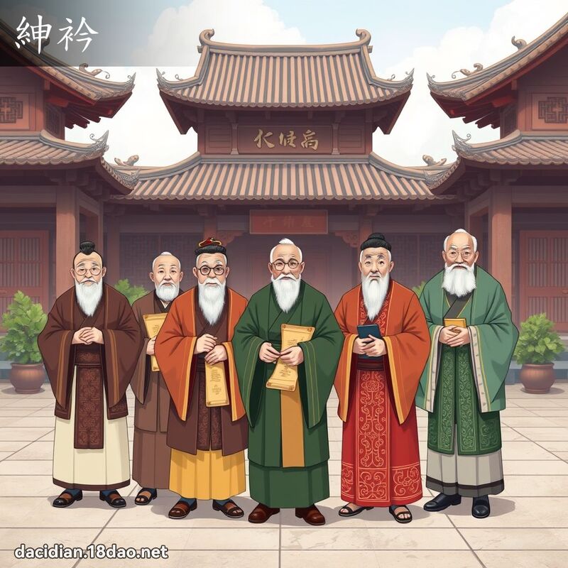 紳衿 - 國語大辭典配圖