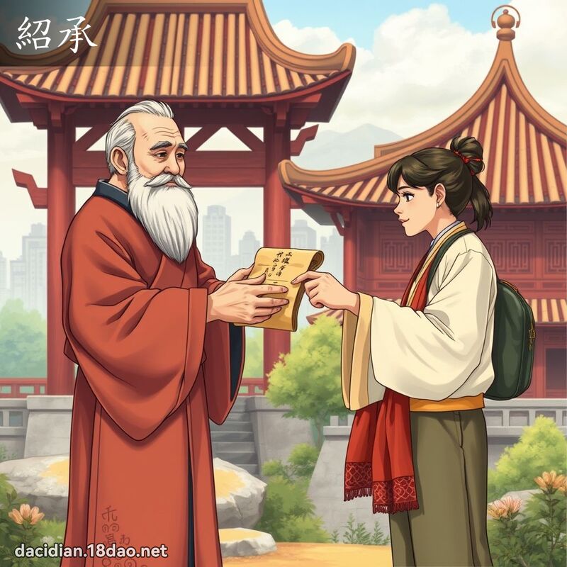 绍承 - 国语大辞典配图