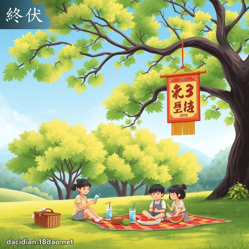 終伏 - 國語大辭典配圖