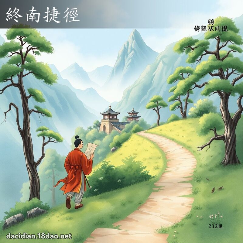 终南捷径 - 国语大辞典配图