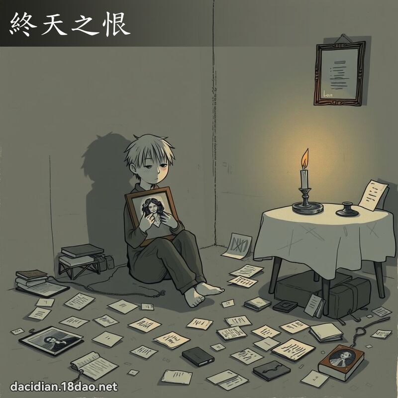終天之恨 - 國語大辭典配圖