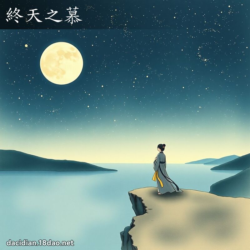 终天之慕 - 国语大辞典配图