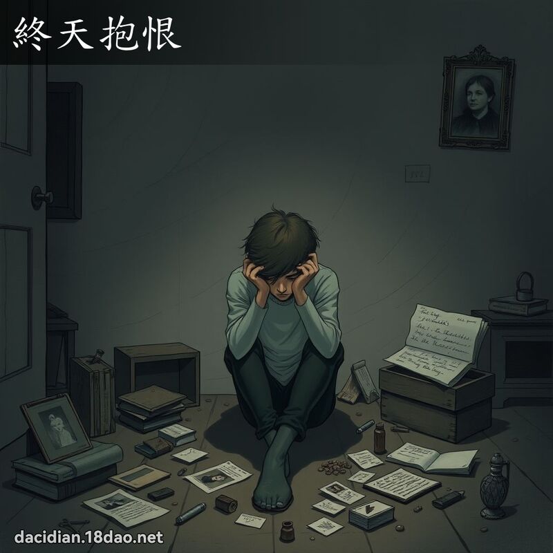 終天抱恨 - 國語大辭典配圖
