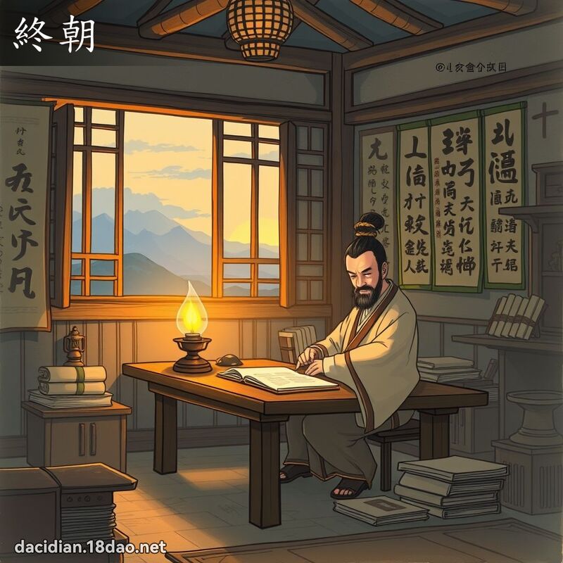 終朝 - 國語大辭典配圖
