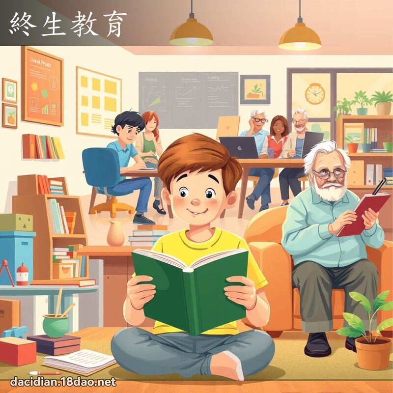 终生教育 - 国语大辞典配图
