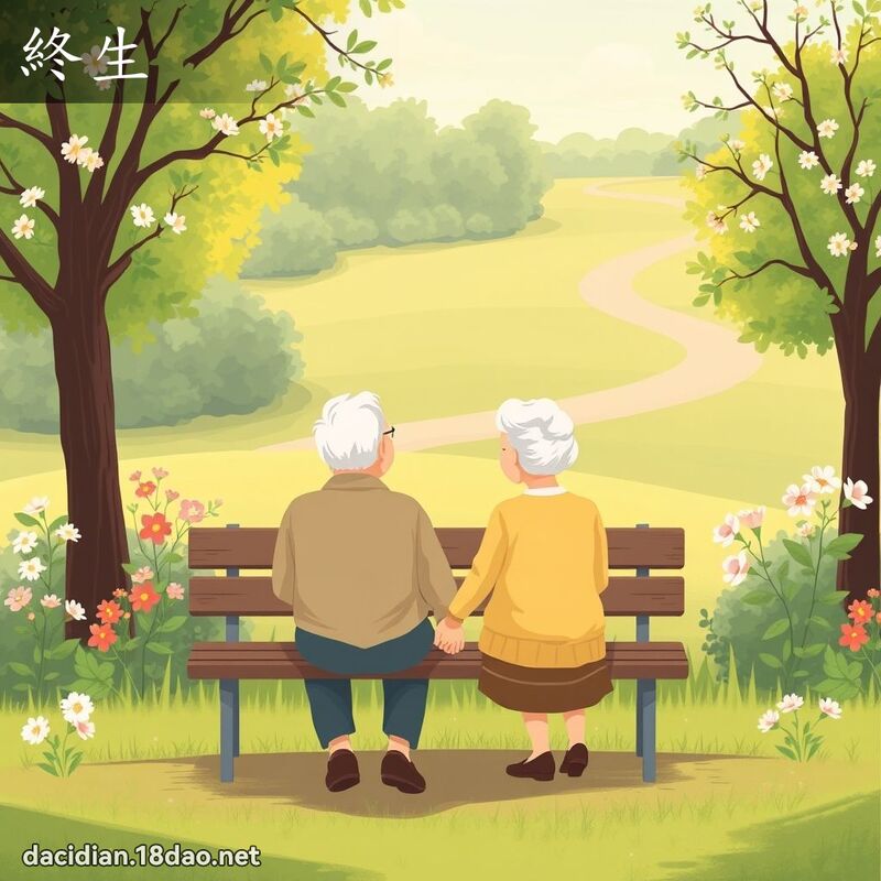 终生 - 国语大辞典配图