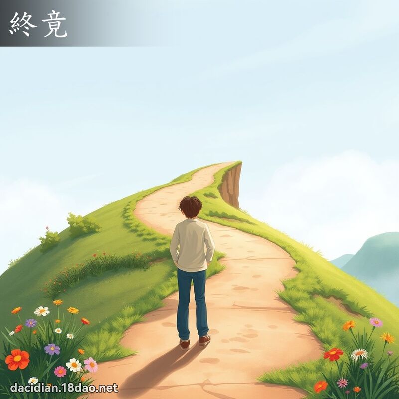 终竟 - 国语大辞典配图