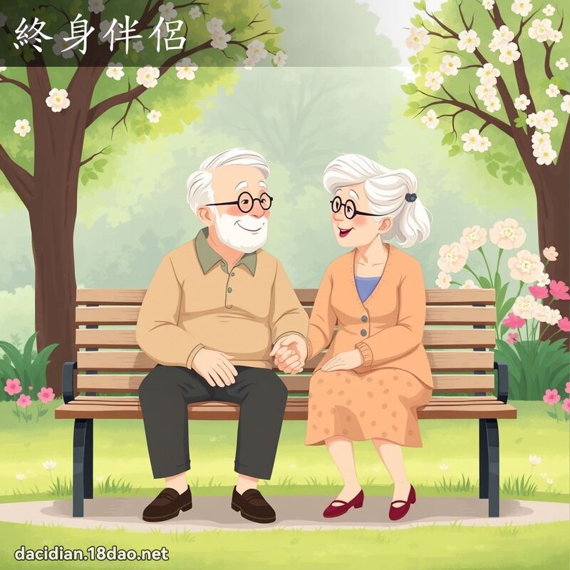 終身伴侶 - 國語大辭典配圖