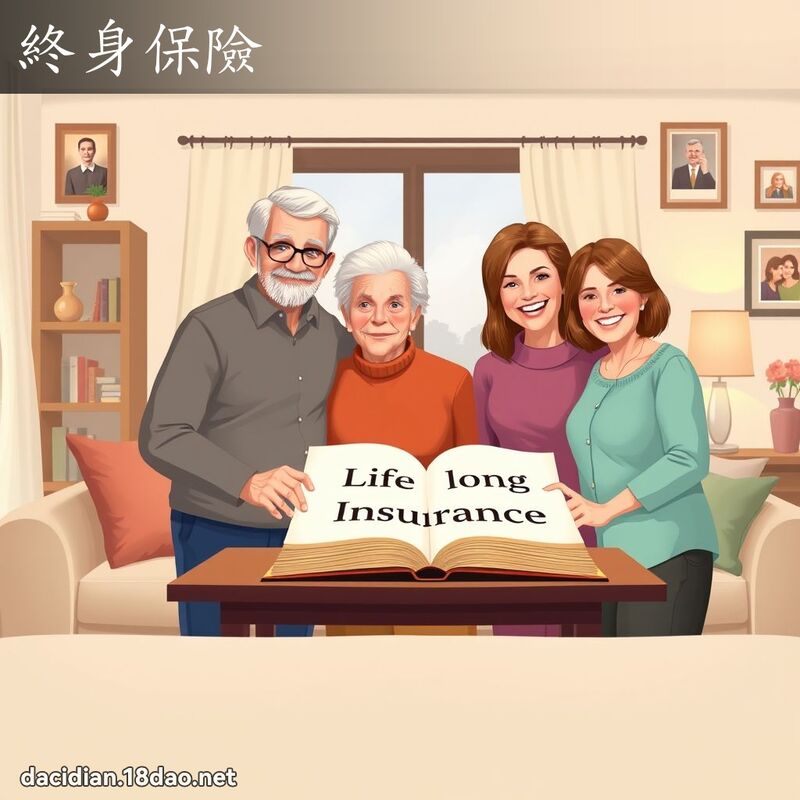 终身保险 - 国语大辞典配图
