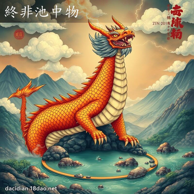 終非池中物 - 國語大辭典配圖