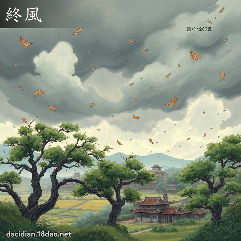 终风 - 国语大辞典配图