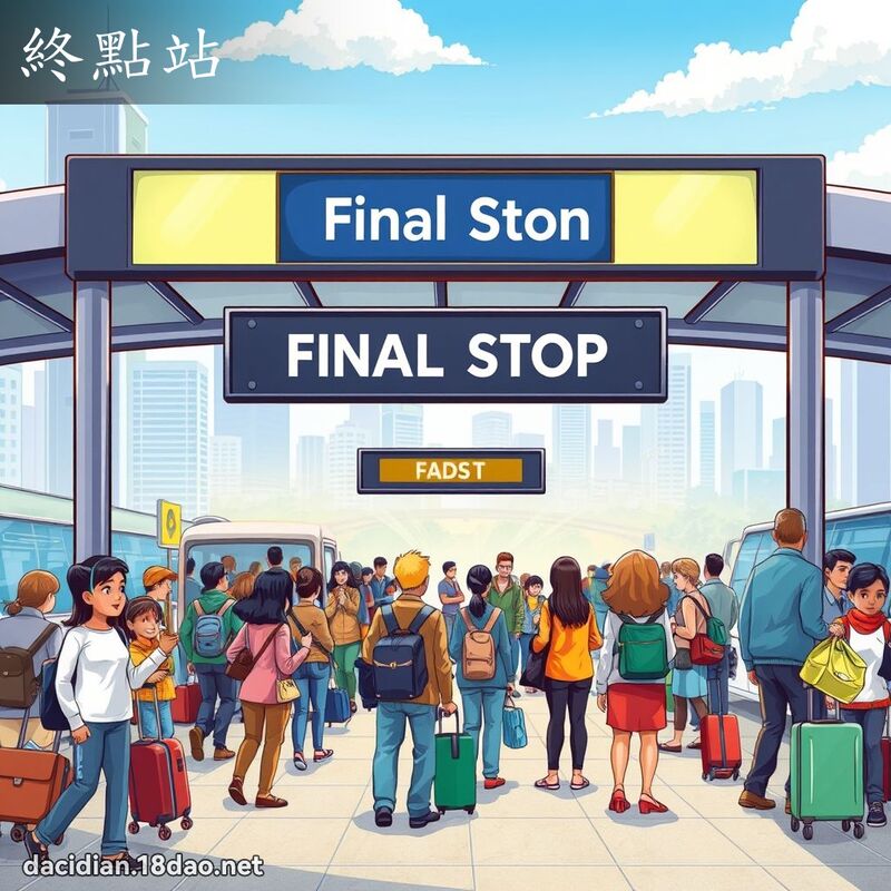终点站 - 国语大辞典配图