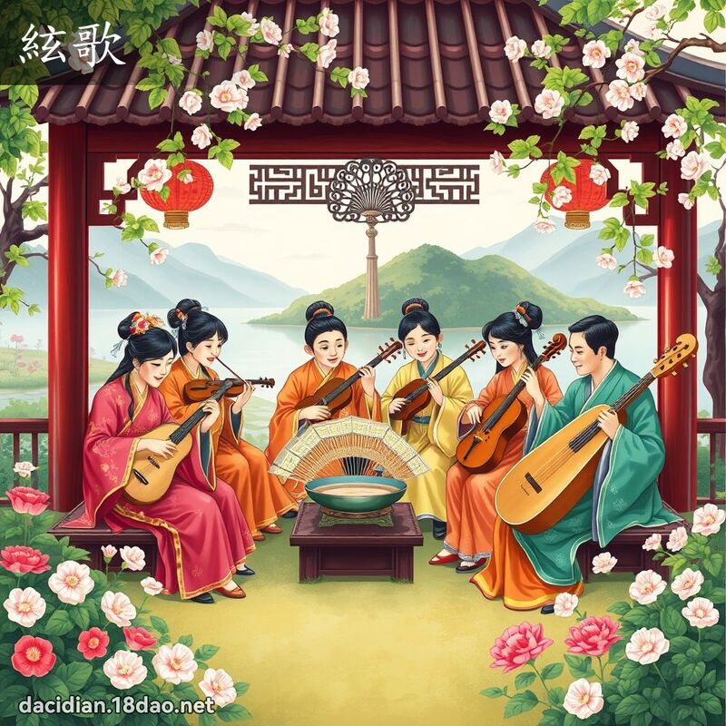絃歌 - 國語大辭典配圖