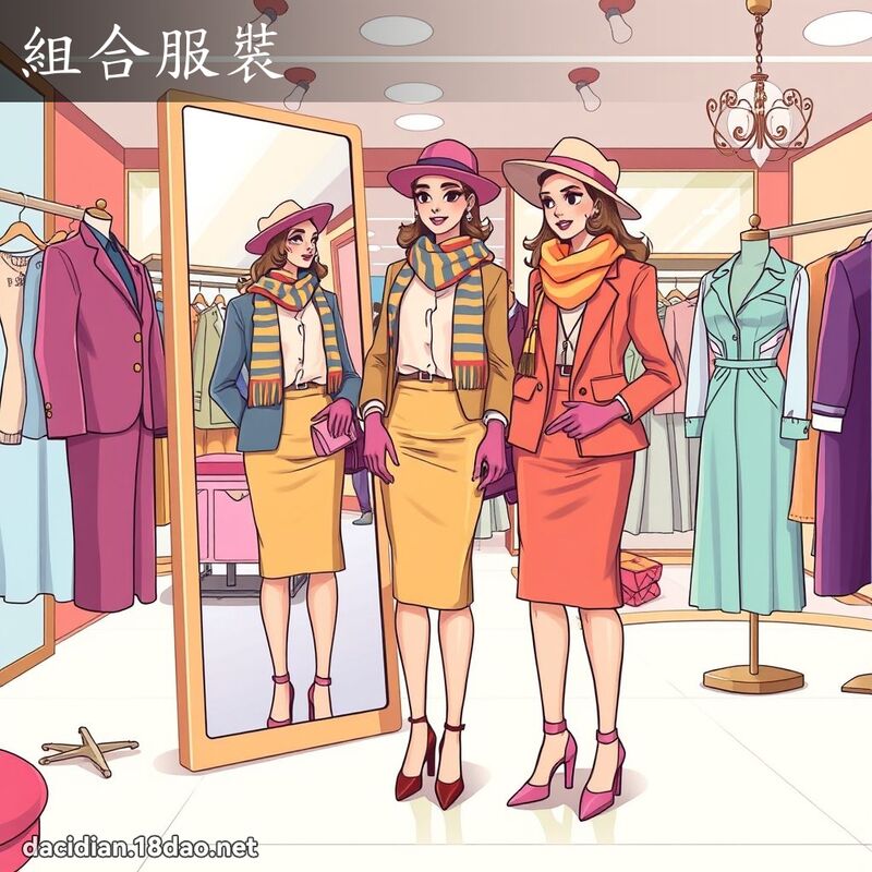 组合服装 - 国语大辞典配图