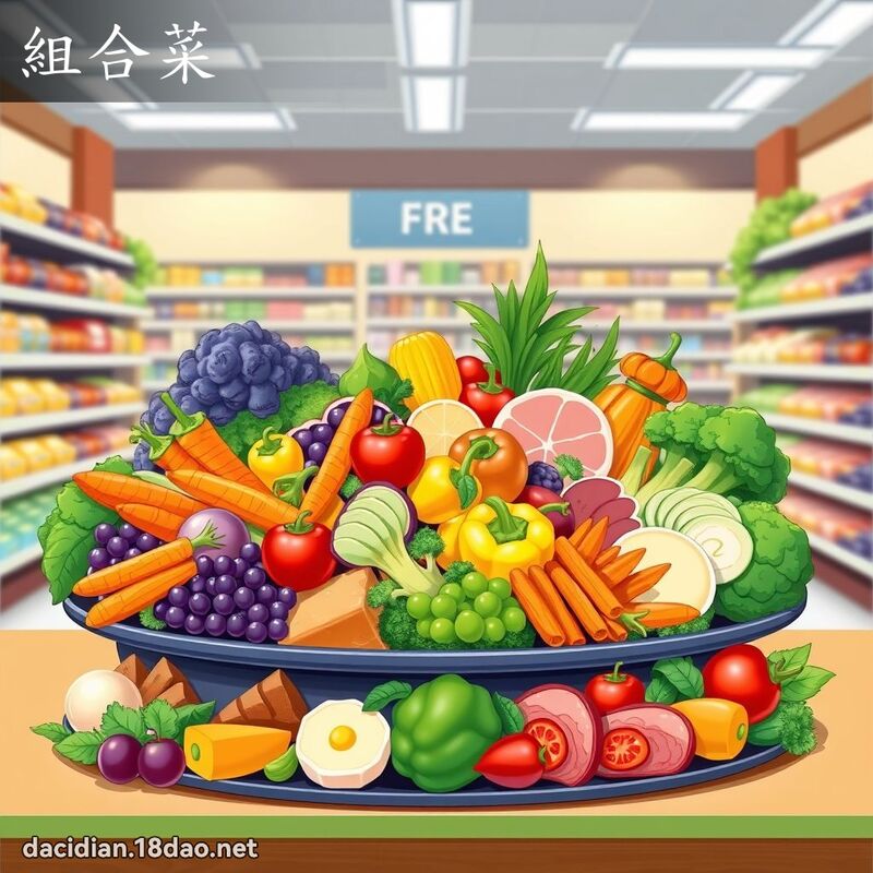 组合菜 - 国语大辞典配图