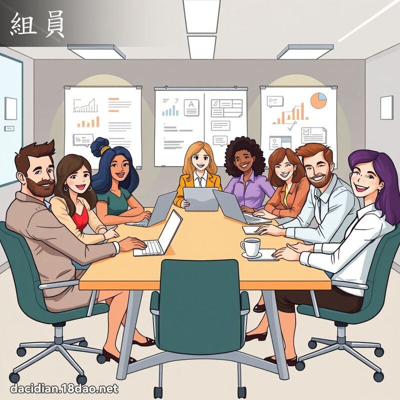 组员 - 国语大辞典配图