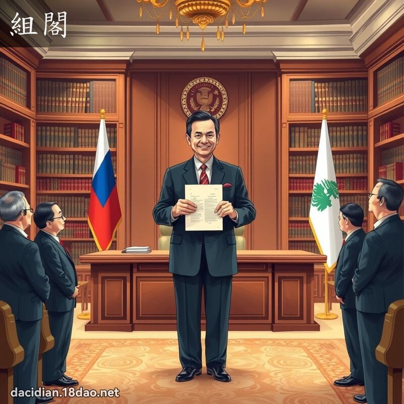 组阁 - 国语大辞典配图