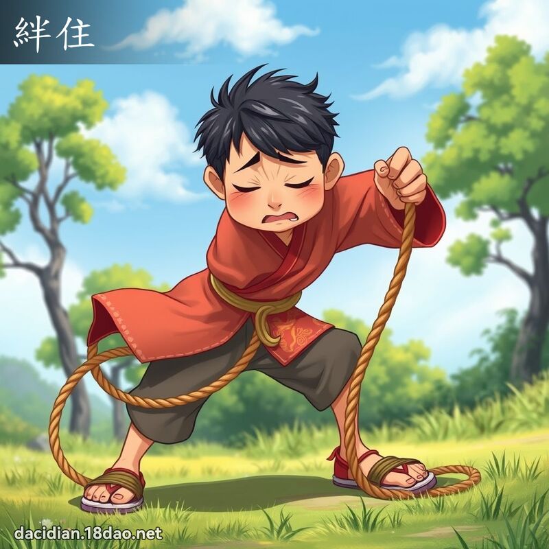 绊住 - 国语大辞典配图