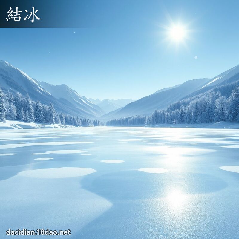 结冰 - 国语大辞典配图