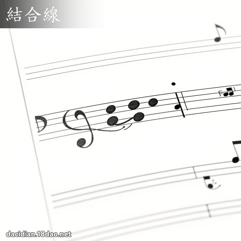 结合线 - 国语大辞典配图