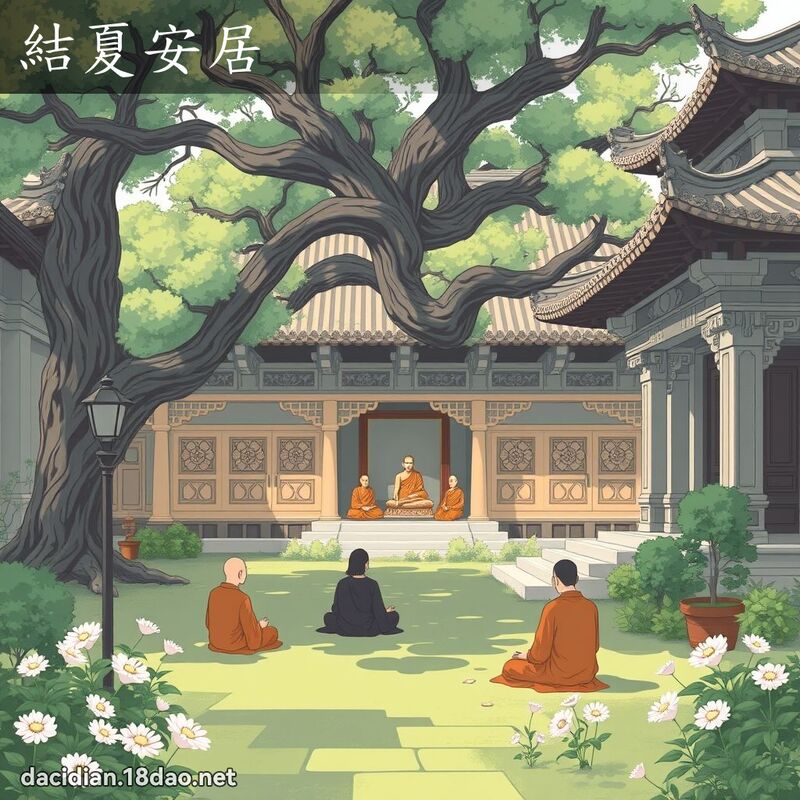 結夏安居 - 國語大辭典配圖