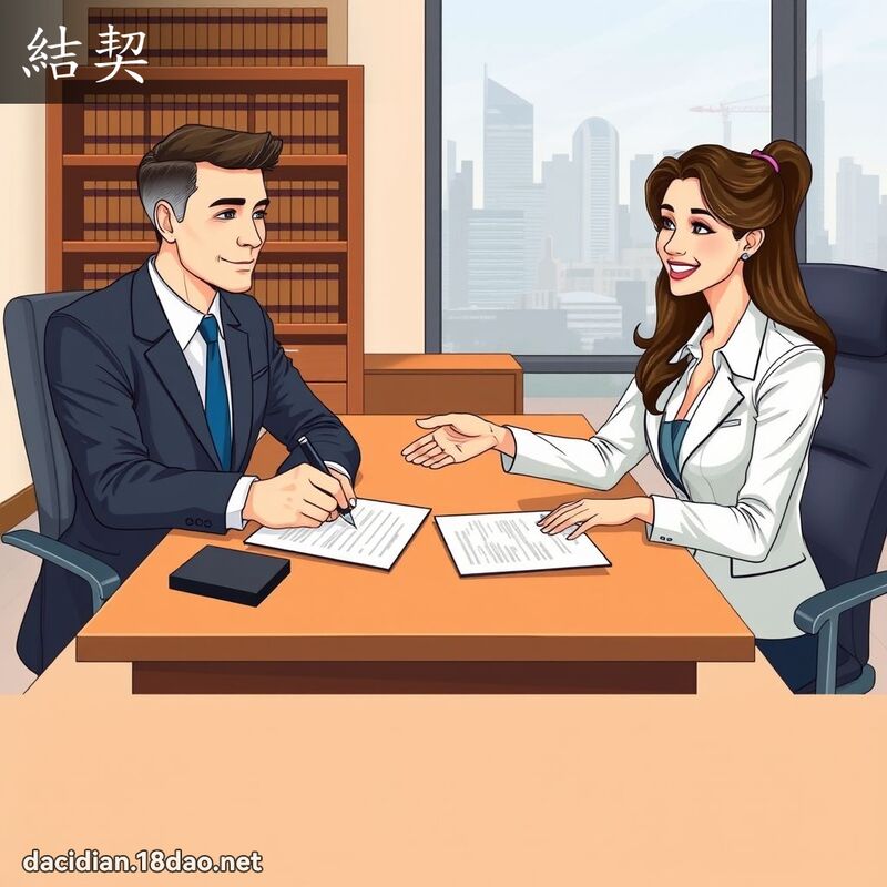 结契 - 国语大辞典配图