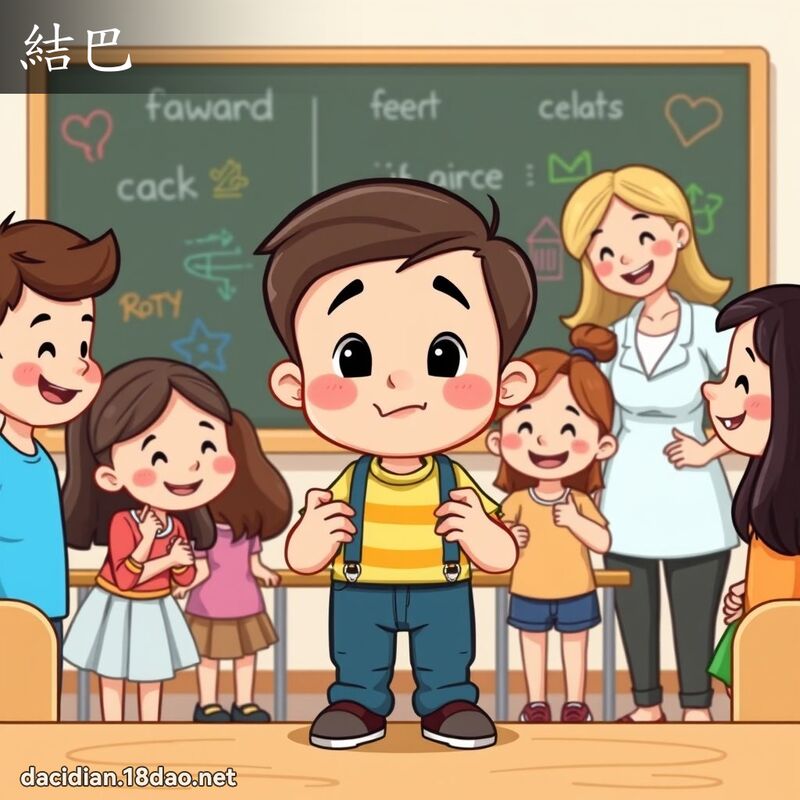 結巴 - 國語大辭典配圖