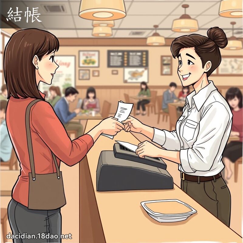 结帐 - 国语大辞典配图