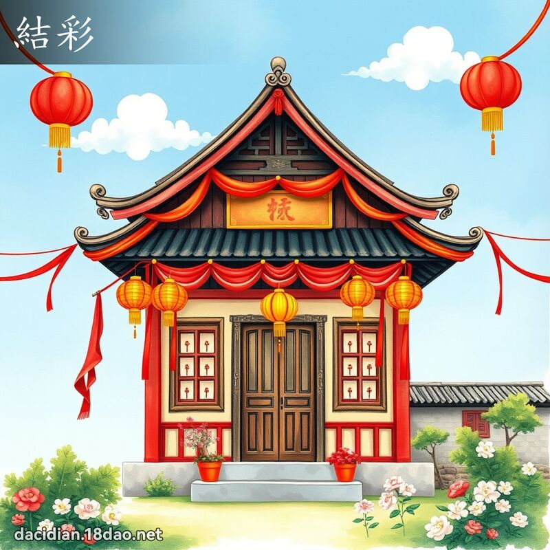 結彩 - 國語大辭典配圖