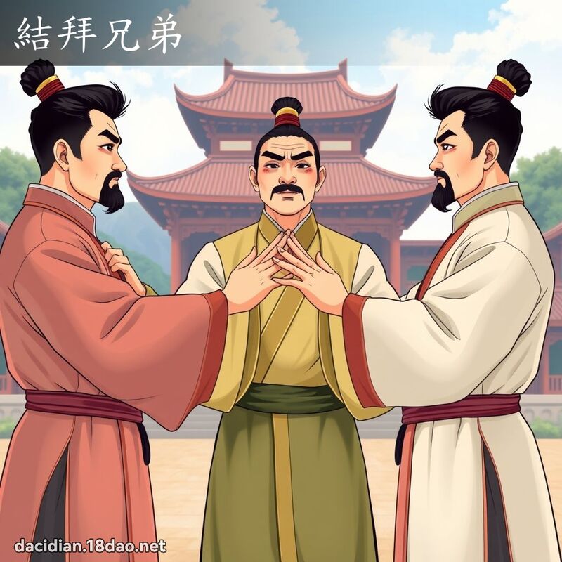 结拜兄弟 - 国语大辞典配图