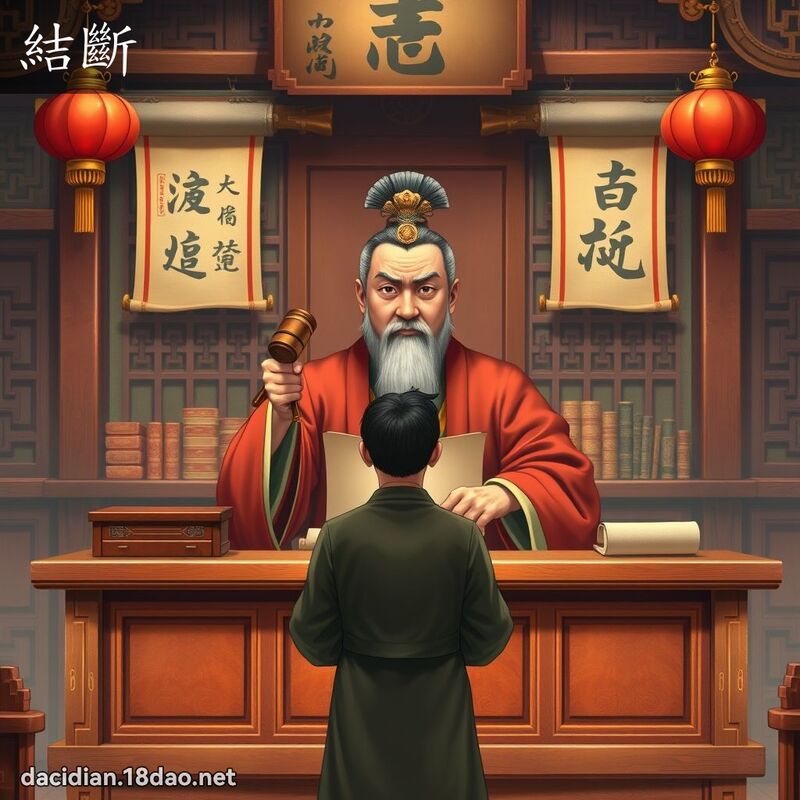 结断 - 国语大辞典配图