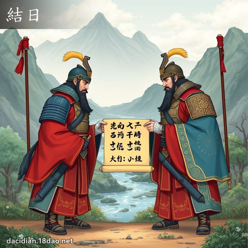 结日 - 国语大辞典配图
